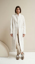 Reversible Astraghan shearling coat