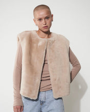 Shearling vest